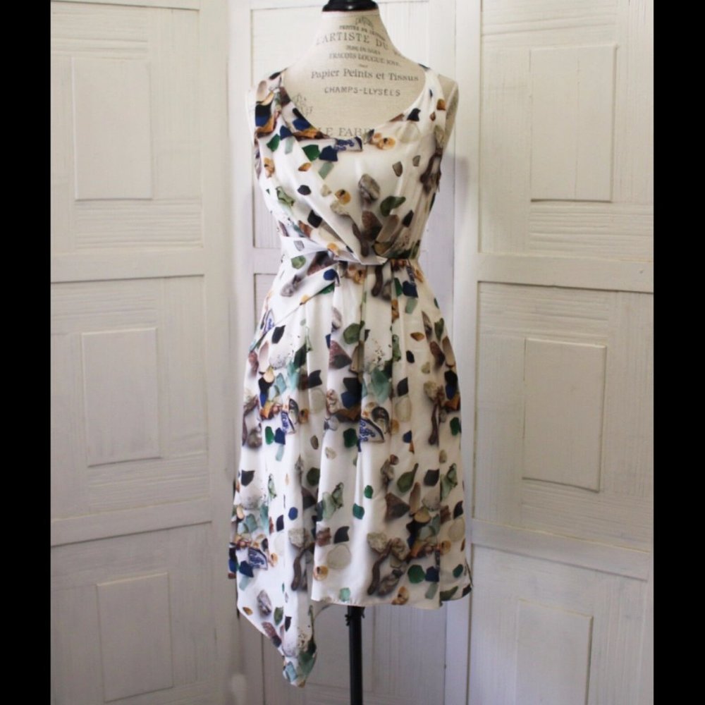 Anthropologie Beach Treasures Dress By Meadow Rue Shift Adorable $188